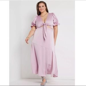 NWT  ELOQUII Satin 2 Piece Skirt Set